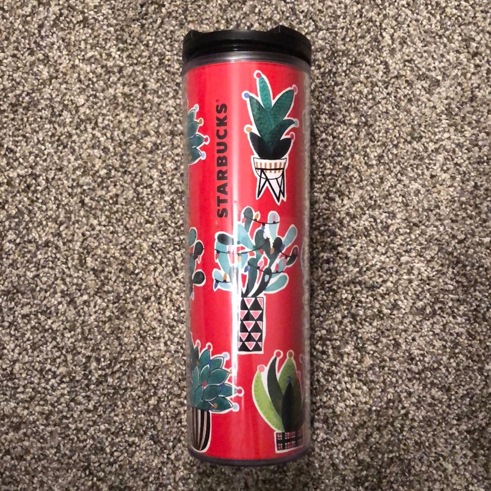 brand new! Starbucks thermal! Succulents!